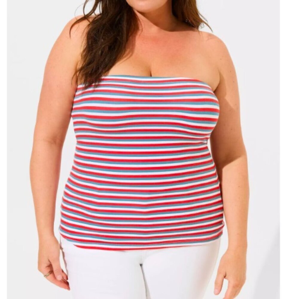 Torrid Foxy Strapless Tube Top, 2X